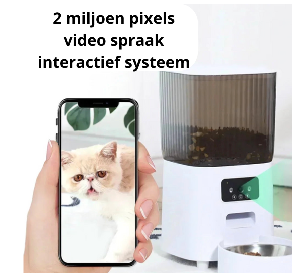 TreatPeek - Slimme Automatische Dierenvoerbak met Camera