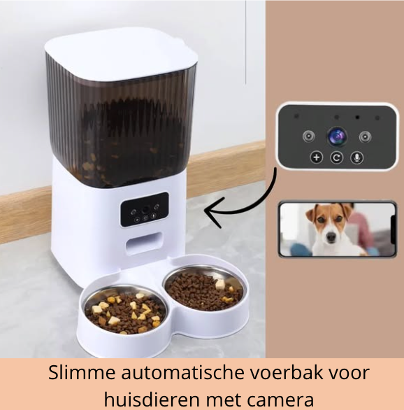 TreatPeek - Slimme Automatische Dierenvoerbak met Camera